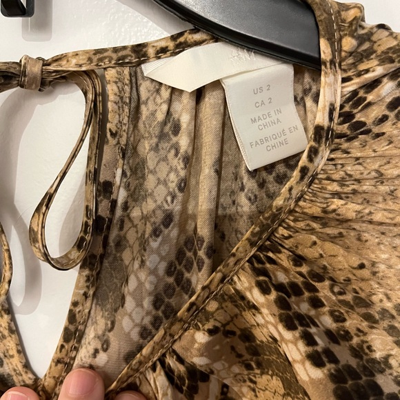 H&M Python Print Blouse - Picture 3 of 3